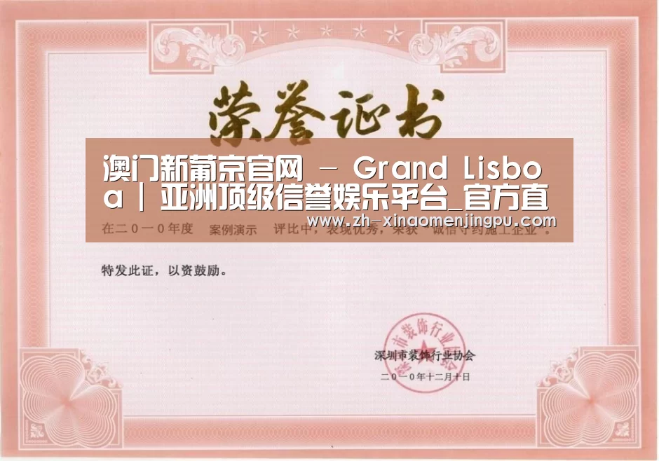 荣誉证书二(图1)