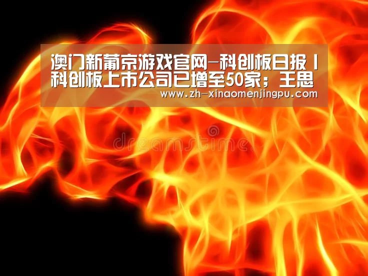 澳门新葡京游戏官网-科创板日报丨科创板上市公司已增至50家;王思聪旗下股权被冻结(图3) 澳门新葡京游戏官网